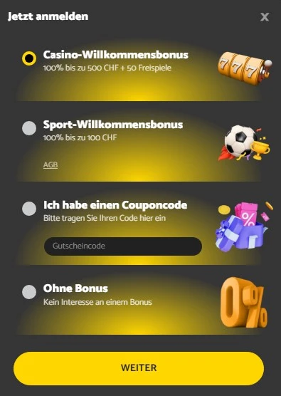 palmslots registrieren